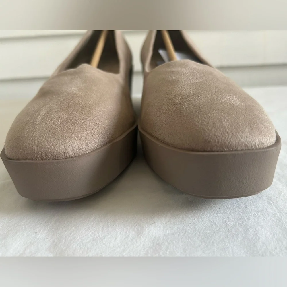 AEROSOLES Taupe Cowley Casual Wedge Slip-on Shoes Sz‎ 10